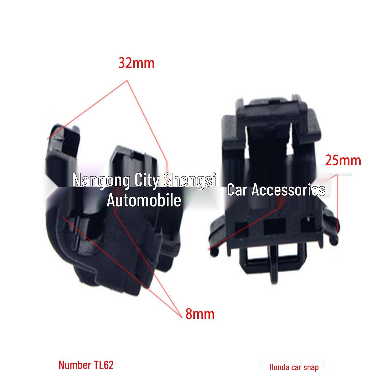 

Honda Car Hood Support Rod & Matching Buckles for Fit, City, Accord, Odyssey, Civic. 10000