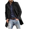 Men's European Style Wool Coat - 2023 Autumn/Winter, Thickened, Available In Multiple Colors & Sizes