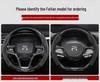 Suede Leather Steering Wheel Cover for Rising Auto F7, ER6, MARVEL R, R7
