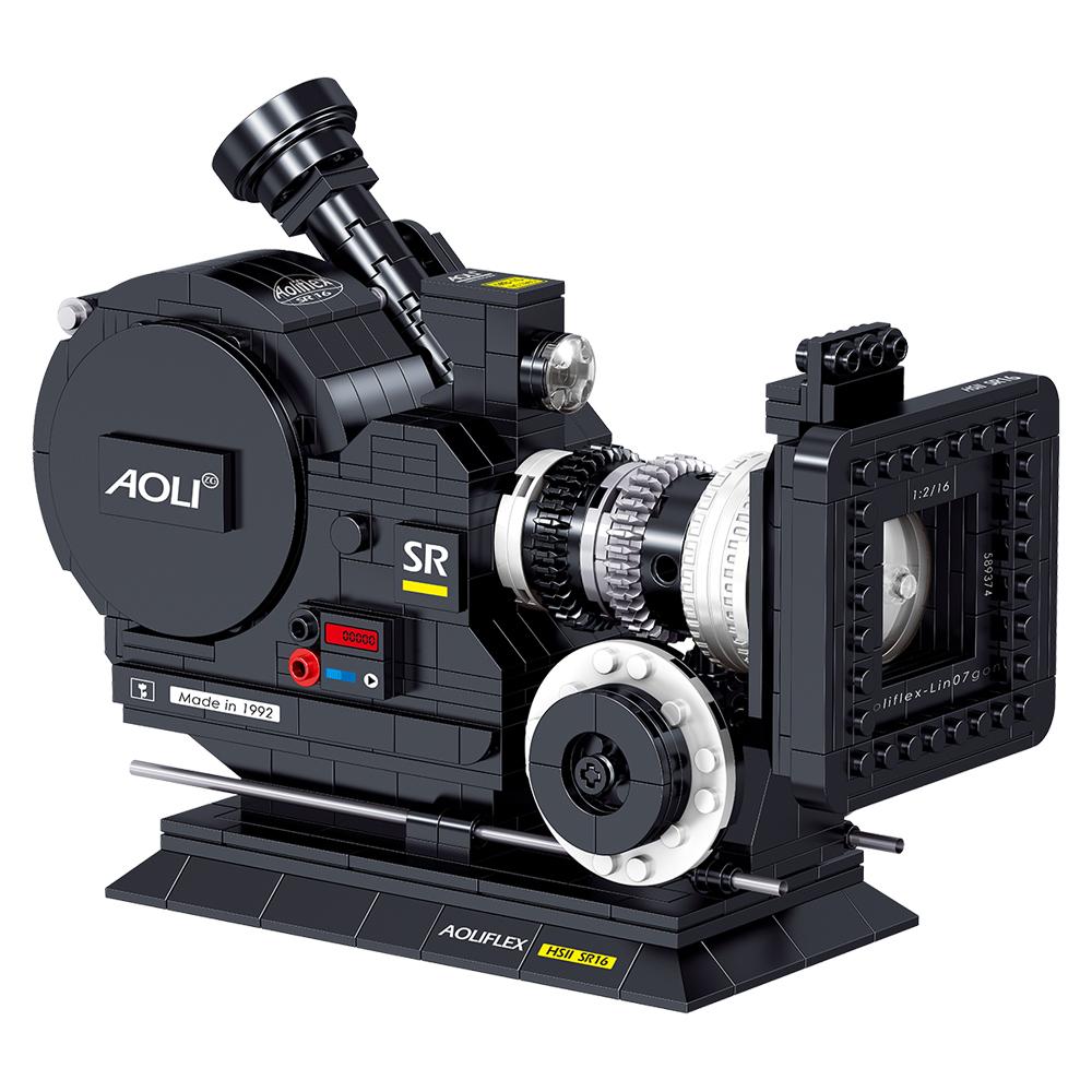 Classic Digital Camera Model Mini Brick Toys for Boys Adult Assembly Design Block Kits Classical Collection Projector Party Gift