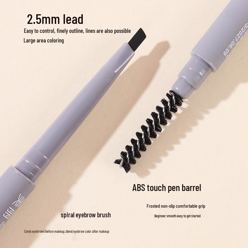 Ultra-Fine Hard Core Eyebrow Pencil: Natural, Waterproof, Sweatproof, Smudge-Proof, Long-Lasting, Perfect for Beginners