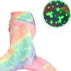 Universal Rainbow Mermaid Blanket Flannel Mermaid Tail Blanket Mermaid Sleeping Bag  Adult