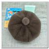 Plush Octagonal Beret: Fluffy, Noble-Looking Faux Mink Fur Hat for a Slimmer Face.