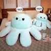 Large Reversible Octopus Plush Toy  Soft, Cuddly, and Versatile Pillow Cushion for Kids & Adults Jn