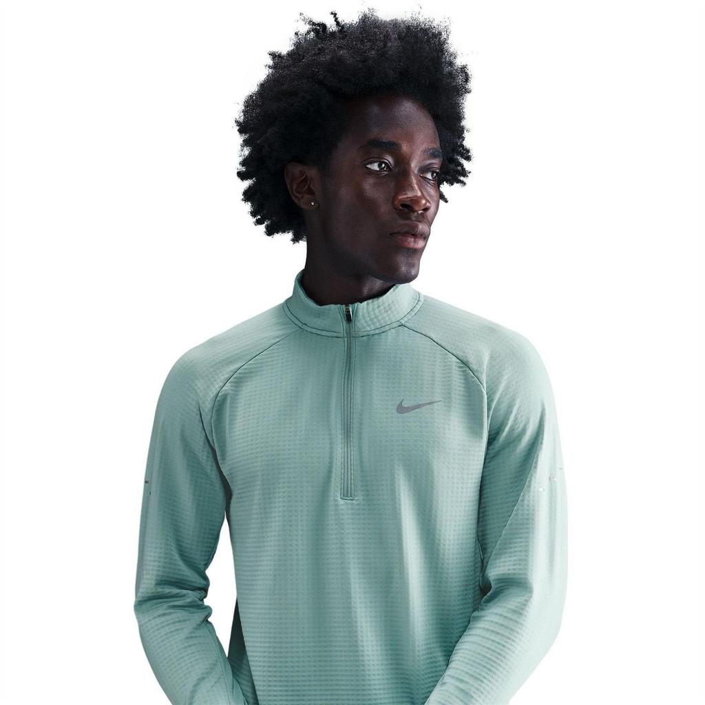 Nike Mens Quarter Zip Running Base Layer Top