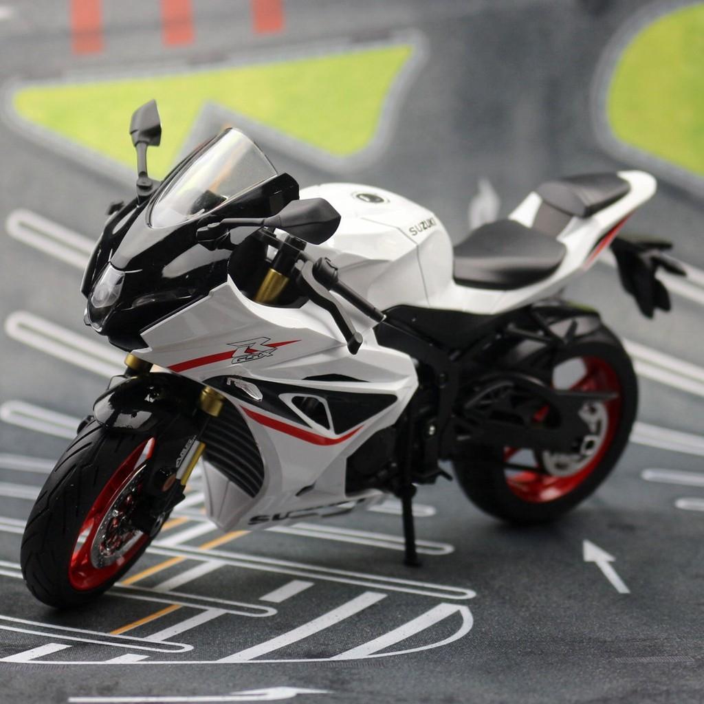 Simulation Suzuki Alloy Gsx Motorcycle Model Car Toy With Function Lighting