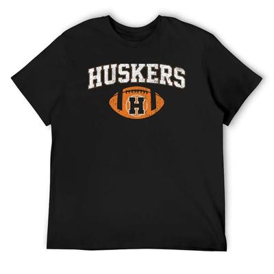 Haddonfield Huskers Football T-Shirt Sportfans Hippie Kleidung Ästhetische Kleidung Luxus T-Shirt T-Shirts für Herren Baumwolle