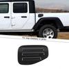 Carbon Fiber Door Filler Fuel Tank Gas Cap Cover Trim For Jeep Gladiator JT 18+