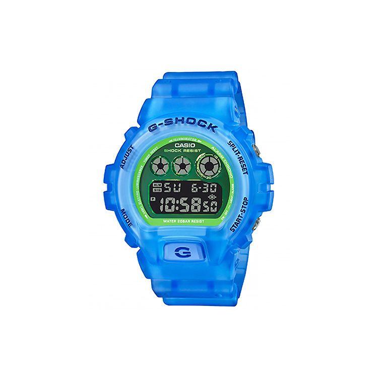 

Casio G-Squad Series Ice Resilience Theme Waterproof Shockproof Sports Quartz Watch Resin Strap Men watches Blue DW-6900LS-2PR Blue Strap