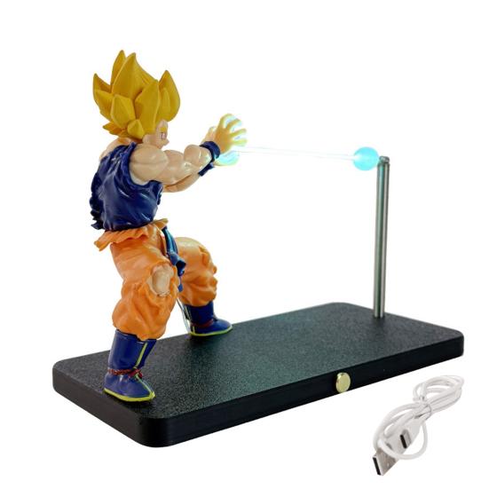 Noční lampička s motivem anime LED stolní lampička s magnetickým stojánkem Stmívatelná LED efekt vlny Dekorace noční lampička