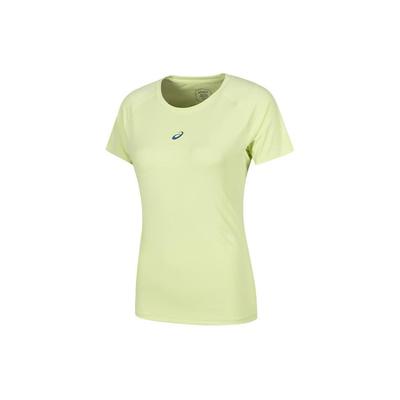 Round Neck Pullover Moisture Wicking Quick Dry Short Sleeve T-Shirt Women Tops Yellow 2012C725-750