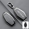 New Zinc Alloy Leather Car Key Cover, For Chery Jietu X70 X90 X95 Plus   , Protected Keychain Bag, Car Accessories