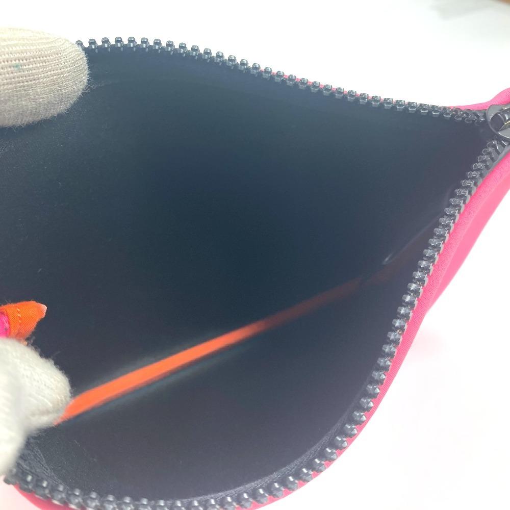 Hermes Neovan PM Clutch Tasche Tasche Kosmetiktasche Mehrzwecktasche Beutel Polyamid rosa