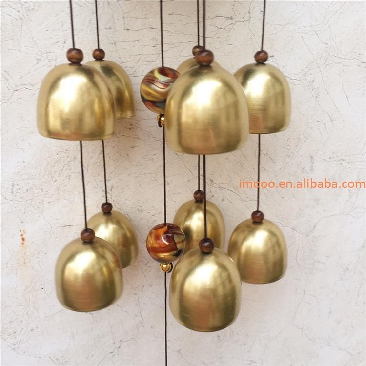 Factory Price Wind Chimes Metal Bells Outdoor Yard Garden Antique Bronze Windchimes Crafts Hanging Kids Room Home Decor