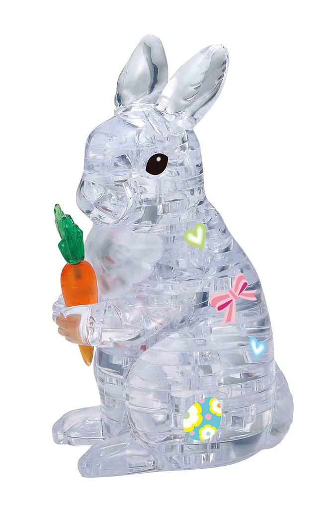 Crystal Puzzle Rabbit Clear 50233