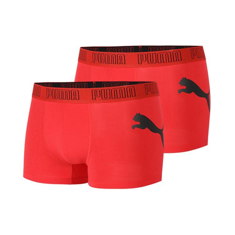 

Puma Solid Color Logo Print Sports Casual Boxer Briefs Men underwear Red 701220208-005 S