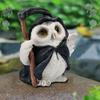 Garden Owl Statue Bird Ornament Resin Handicraft Decoration Garden Sculpture