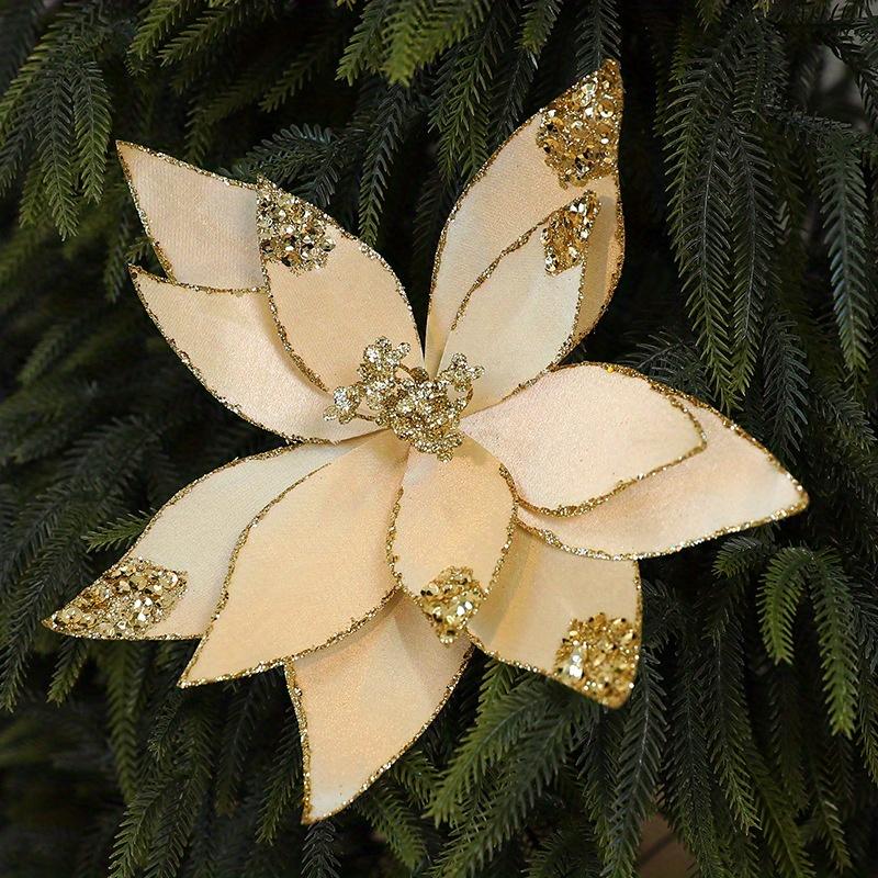 1 Stück Weihnachtsdekoration, Weihnachtsbaum, Künstliche Blumen, Feierdekorationen