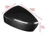 Mazda CX3 CX4 CX5 Rearview Mirror Cover Carbon Fiber Pattern (2013-2021 models)