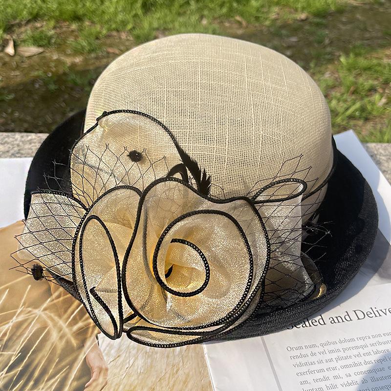 JYL TS DIY Британская панама Стиль Защита от солнца Хлопковая ткань camel_M(56-58cm） корнелл красный