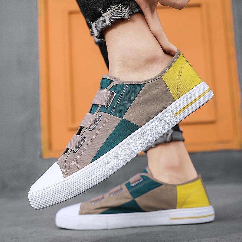 2024 Neue Canvas-Schuhe Atmungsaktive Herren-Sneaker Lässige Slipper Flats Mode Loafer Herren Jogging Sportschuh Zapatillas De Deporte