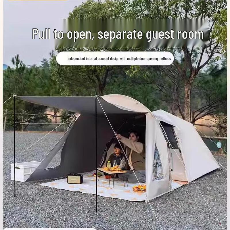 Portable 3-4 Person Tunnel Camping Tent 3-4 Person