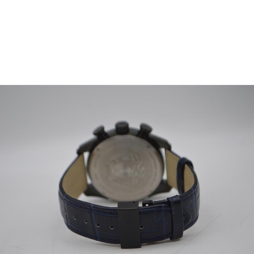 Used VERSACE V-Ray Chronograph Quartz Date/Navy Dial VEDB00418 A Rank 89
