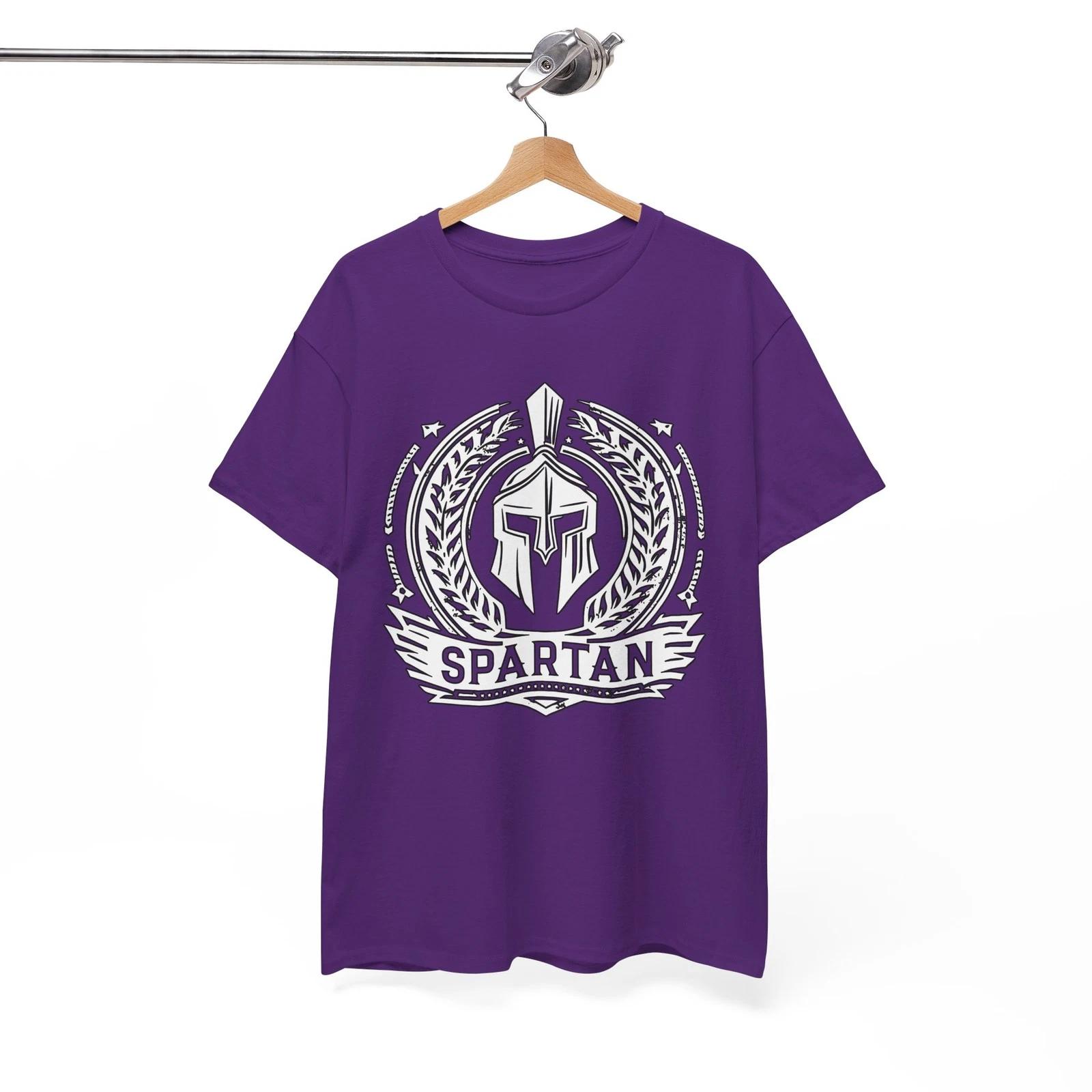Spartan Unisex Heavy Cotton Tee - Cool Tee for Fitness Lovers, Workout [...] S
