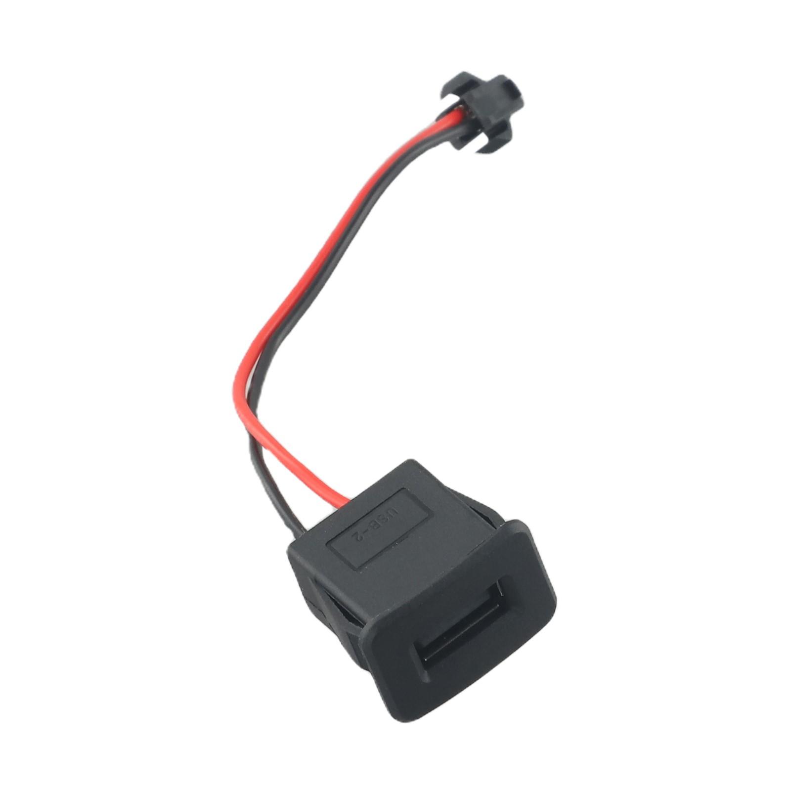 

Простая установка USB-разъема питания Огнестойкие материалы PA чёрный