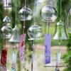 Cherry Blossom Glass Wind Chime - DIY Transparent Hanging Ornament