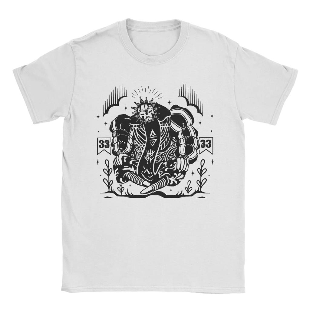 Herr Sommar Clair Obscur Expedition 33 Esquie Speltryck T-shirt Y2K Grossist Kortärmad Kläder Bomull Streetwear T-shirt
