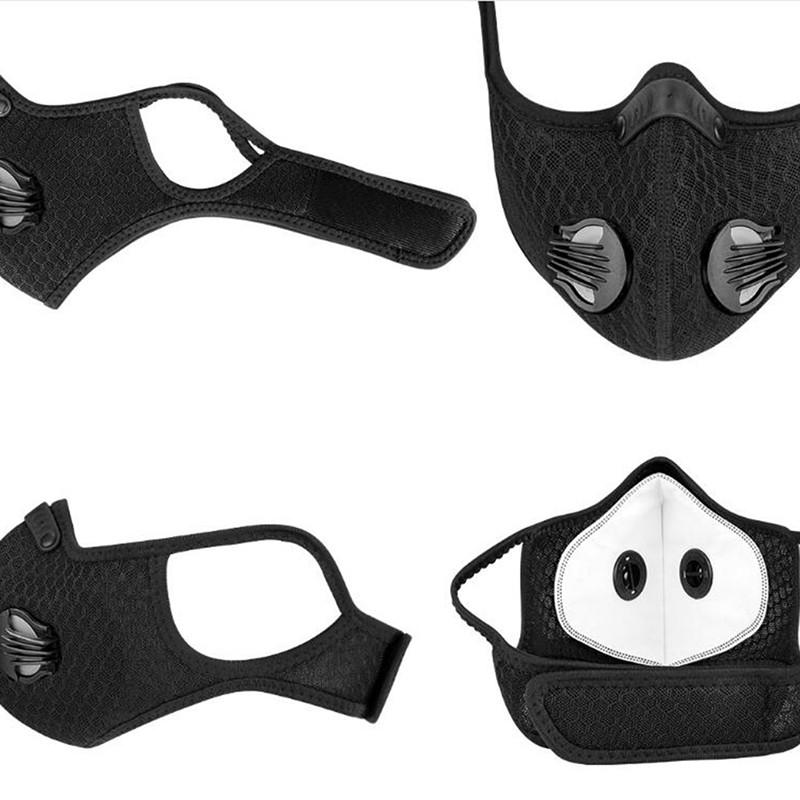 Filter Mask Windproof Dustproof and Haze Activated Carbon Filter Riding Mask