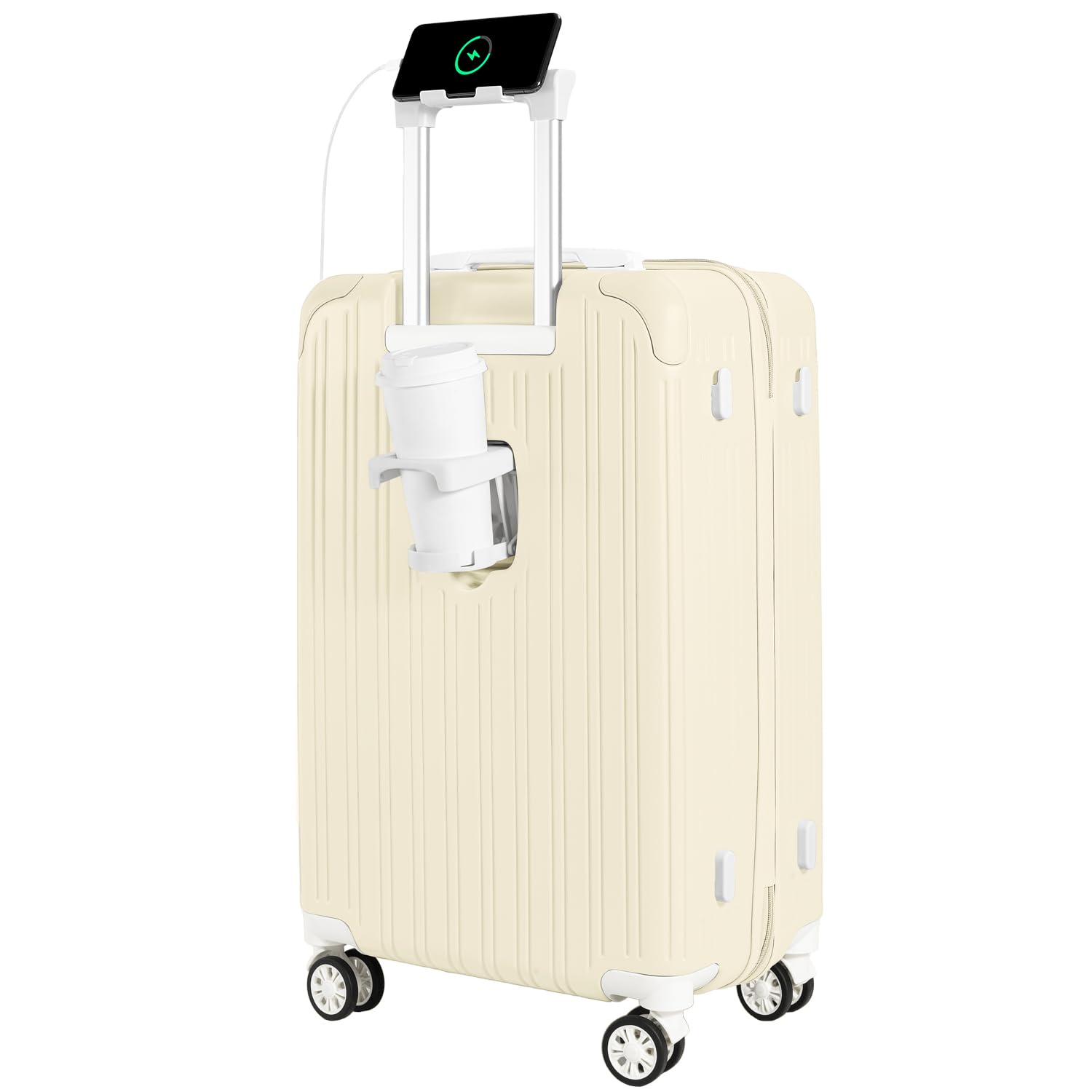 

Carry Carry M USB Cup Hidden Hook Charging Double 360 Degree School Overnight Business Trip S Size [GURAMU] Suitcase, Case, Bag, Carry-on, S, Size,