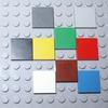 200PCS Flat Tile MOC Assemble Particles 3068 Size 2x2 Bricks Smooth 2*2 Building Blocks DIY Educational Creative Toy for Kids