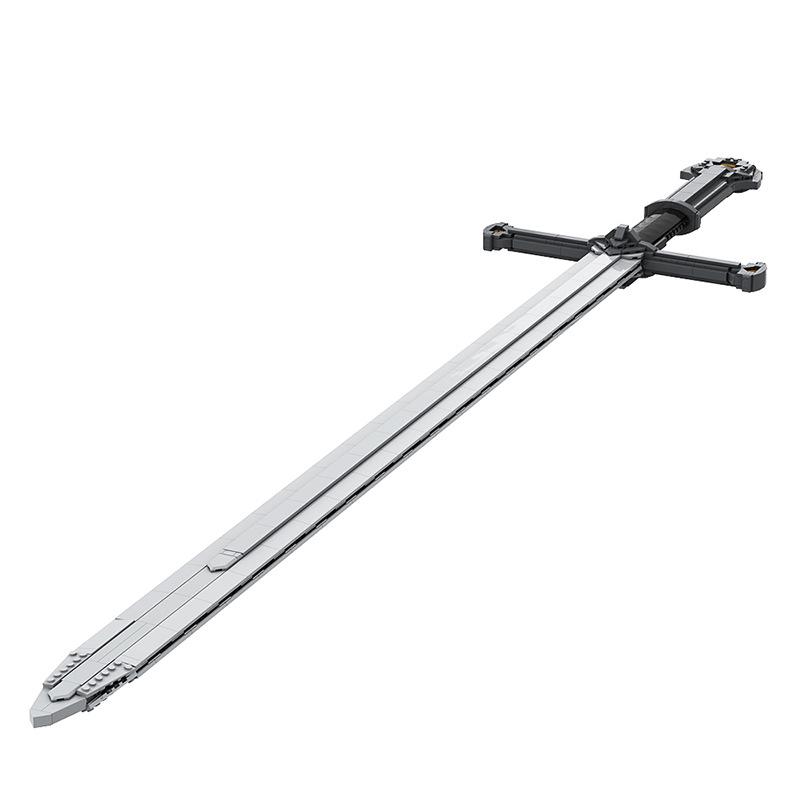 Lord of the Rings King's Sword Building Block Model - Creative Toy with Small Particles (MOC-140605)