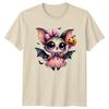 Cute Bat Halloween Animal Unisexs Unisexs Graphic Unisex Tee