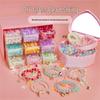 Handmade DIY Beading Kit for Kids: Educational Bracelet & Necklace Craft Set with Glass Beads