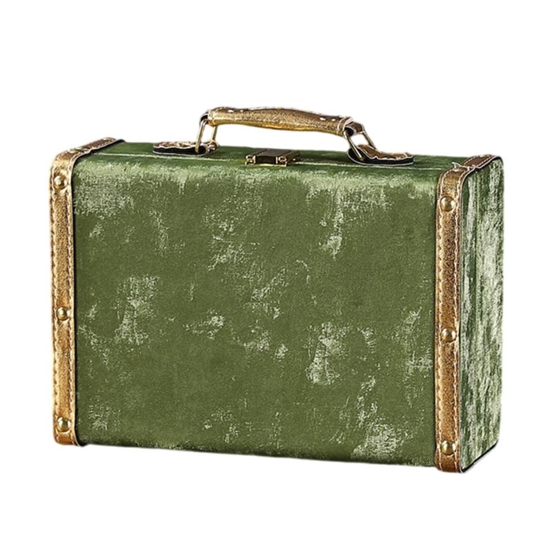 Fashionable Decorative Leather Storage Case Retro Styles Organizers for Jewelry and Storage Solution in Elegant Color