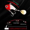 5pcs Vibration Bait Artificial Fishing Bait Rotating Glitter Fishing Lures Hooks  Fishing Tool