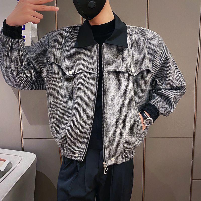 New Autumn Wool Jacket Casual Men's Top Wool Coats