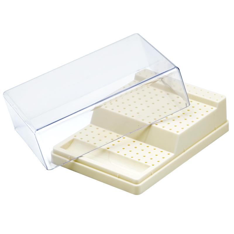 Dental Burs Box With Drawer 168 Holes Plastic Bur Sterilizer Block Holder Autoclave Case Disinfection Box Dentistry Tool