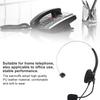 Telephone Monaural Headset Landline Phone Headphone with Microphone for Home Use