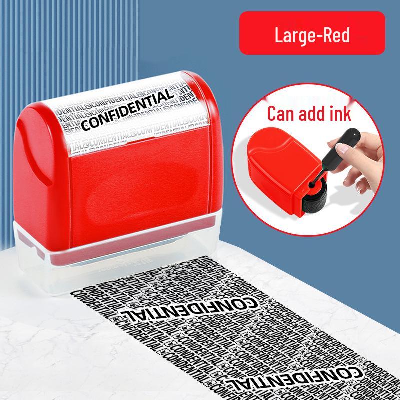 Roller Privacy Stamp with Anti-Leakage Cover