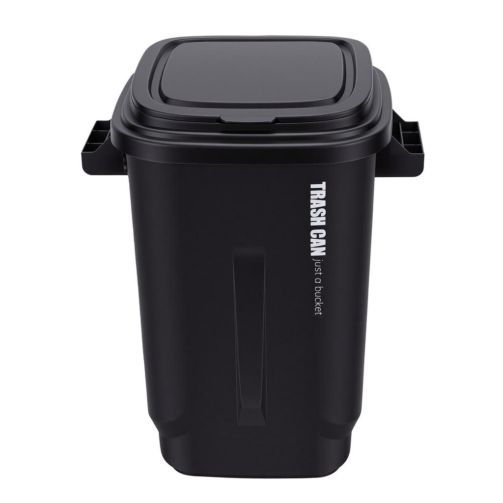 73L Trash Can with Lid Large Capacity Waste Bin with Handles Storage for Kitchen Bathroom