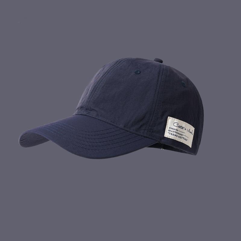 Peaked cap women's retro enlarged and deepened face small tooling baseball cap men's quick-drying sun hat outdoor sports
