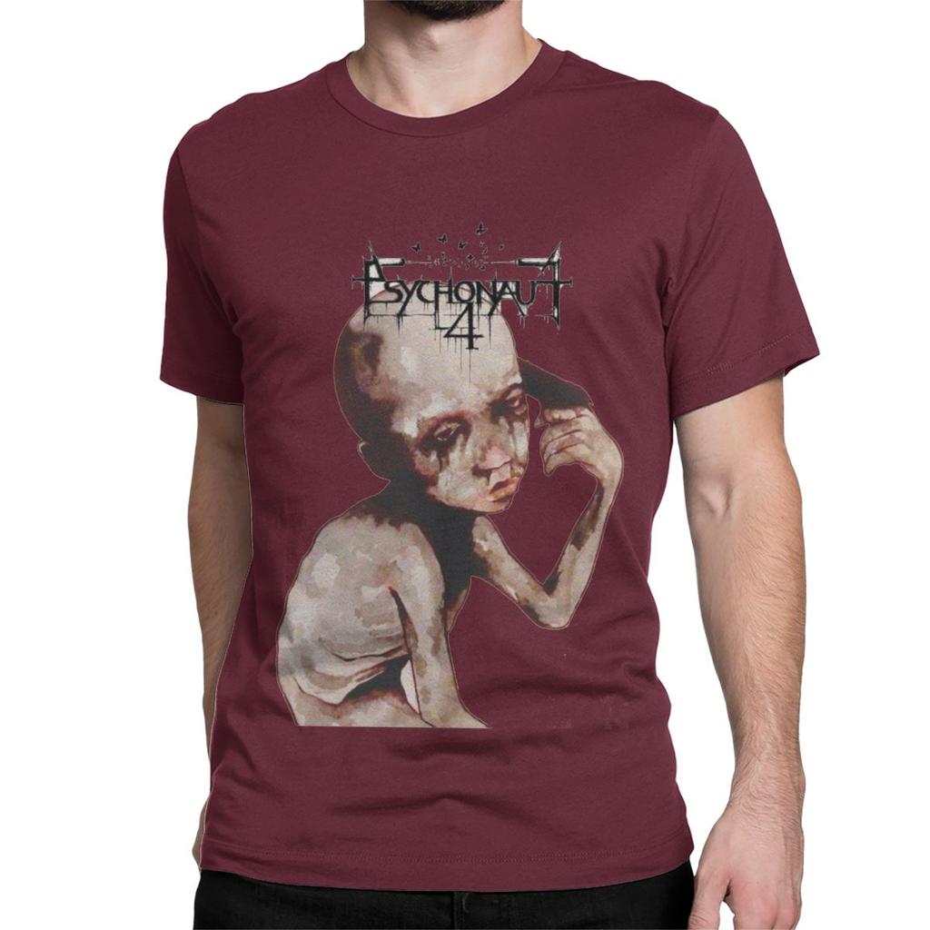 Psychonaut 4 Dipsomania T Shirts for Unisex Women Cotton Casual T-Shirts Heavy Black Death Metal Tee Shirt Short Sleeve Top Printed Unisex