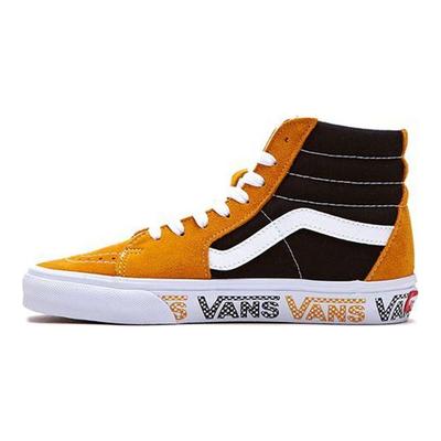 Sk8 Casual High-Top Skate Shoes Unisex Sneakers Black Yellow VN0A4BV6SXY