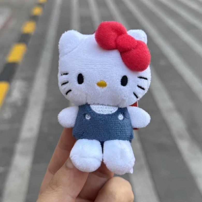 Plush Keychain With Heart Buckle For Bag Accessory And Kids Gift