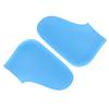 Silicone Waterproof Shoes Cover Outdoor Activity Reusable Non slip Shoes Protector Blue(Blue M)