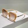 Comfortable Durable High Quality Retro Edgy Punk High End Designer Style Square Shaped Female For Both Women Sun Glasses